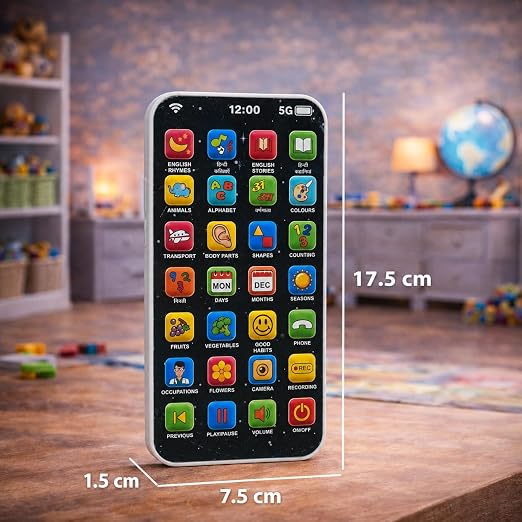 Zevilo™ Smart Educational Toy Phone for Kids + FREE 'Kids Brain Builder' PDF