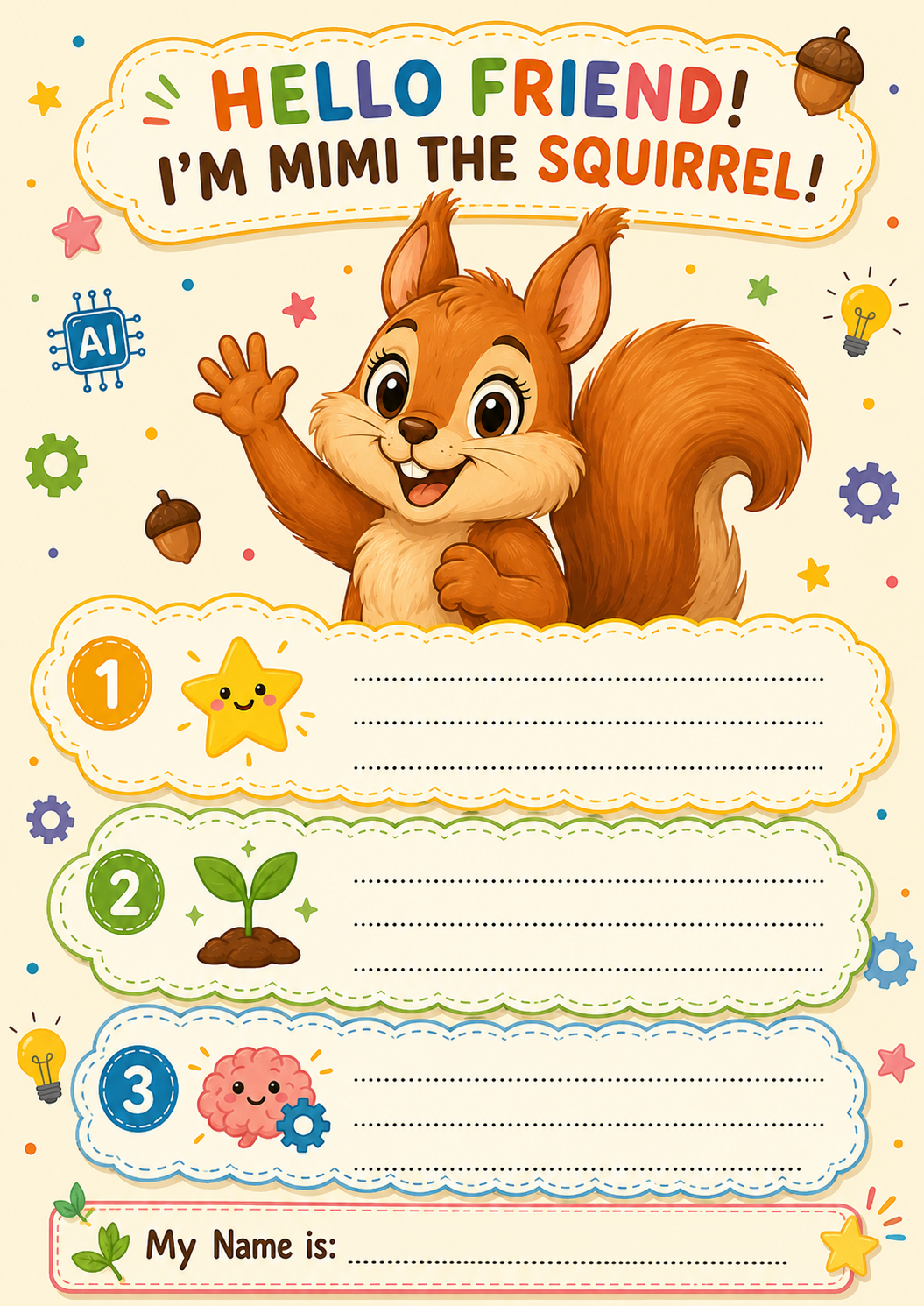 The Ultimate Kids Brain Builder: Printable Activity Book (Ages 3-8)