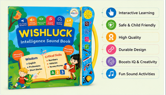 Smart Readers™ Interactive Early Learning Book + FREE 'Kids Brain Builder' PDF