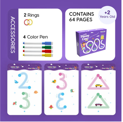 Smart 68-Page Reusable Tracing & Handwriting Workbook (+ FREE Activity PDF)